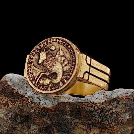 Oğlak Burcu Yüzük Gümüş 925 Ayar