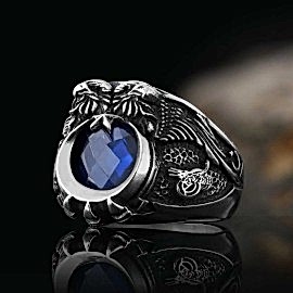 Osmanlı Devlet Armalı & Tuğralı Yüzük