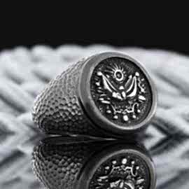 Osmanlı Devlet Armalı Yüzük