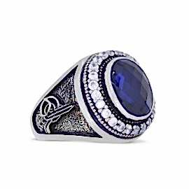 Osmanlı Yüzüğü Devlet Armalı & Tuğralı