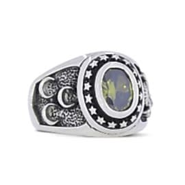 Osmanlı Yüzüğü Üç Hilal Logolu