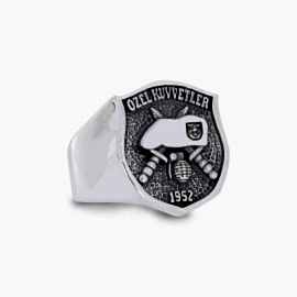 925 Ayar Gümüş Özel Kuvvetler Yüzüğü 1952