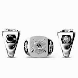 Polis Özel Harekat Yüzüğü Osmanlı Devlet Arması