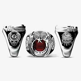 Polis Yüzüğü Afyon 14. Dönem Osmanlı Devlet Armalı