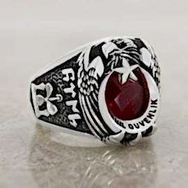 Sahil Güvenlik Yüzüğü 2017 Göktürkçe Türk