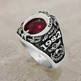 Sahil Güvenlik Yüzüğü TSK Logolu 1982