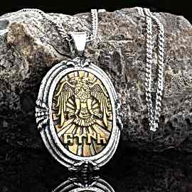 Selçuklu Kartalı ve Göktürkçe Türk Kolye