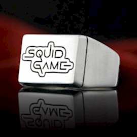 Squid Game Gümüş Erkek Yüzük