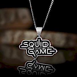 Squid Game Kolyesi 925 Ayar Gümüş
