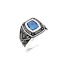 Muharebe Merkez Amirliği Yazılı 925 Ayar Gümüş Yüzük