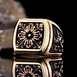 Taşsız Motifli Gümüş Yüzük