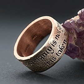 Tekli Erkek Gümüş Alyans