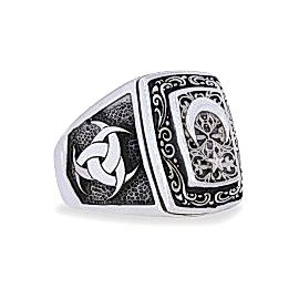 Teşkilat-ı Mahsusa Armalı Atatürk İmzalı Ay Yıldız Yüzük