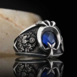 Tugrali Armali Osmanli Yüzük