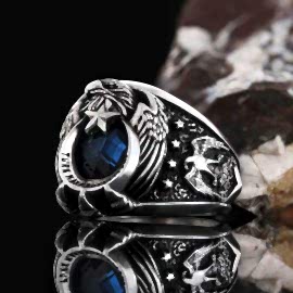 Gümüş Türk Hava Kuvvetleri Yüzüğü