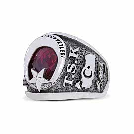 Türk Silahlı Kuvvetleri Yüzüğü Türkiye Haritalı 2017 TSK