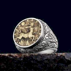 Yay Burcu Gümüş Yüzük