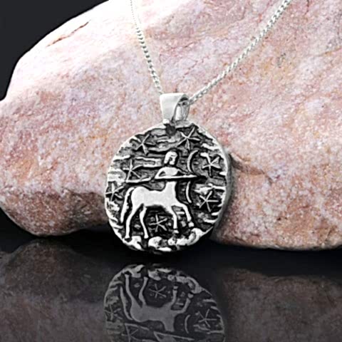 Yay Burcu Kolye 925 Ayar Gümüş