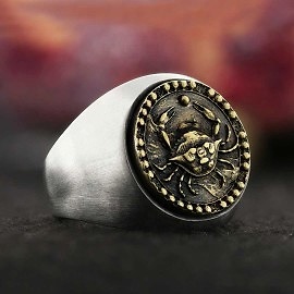 Yengeç Burcu Yüzük