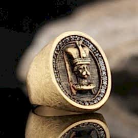 Yeniçeri Erkek Gümüş Yüzüğü